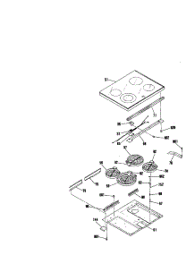Main Top parts for Kenmore Range 911.95959590 (91195959590, 911 95959590) from AppliancePartsPros.com