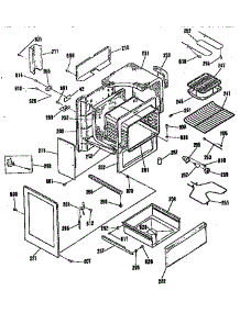 Body Section parts for Kenmore Range 911.9344190 (9119344190, 911 9344190) from AppliancePartsPros.com