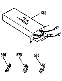 Wire Harness And Components parts for Kenmore Range 911.9344190 (9119344190, 911 9344190) from AppliancePartsPros.com