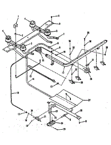 Burner Section parts for Kenmore Range 911.7148810 (9117148810, 911 7148810) from AppliancePartsPros.com