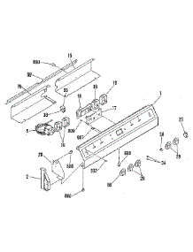 Control Section parts for Kenmore Range 911.4528813 (9114528813, 911 4528813) from AppliancePartsPros.com