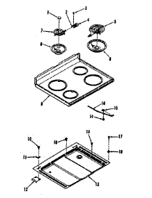 Main Section parts for Kenmore Range 911.9248810 (9119248810, 911 9248810) from AppliancePartsPros.com