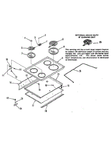 Main Top Section parts for Kenmore Range 911.4528812 (9114528812, 911 4528812) from AppliancePartsPros.com