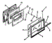 Oven Door Section For Model No. 911.6158811, 911.6178811