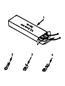 Wire Harness And Components parts for Kenmore Range 911.4528810 (9114528810, 911 4528810) from AppliancePartsPros.com