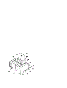 Door parts for Kenmore Range 911.64271891 (91164271891, 911 64271891) from AppliancePartsPros.com