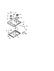 Maintop parts for Kenmore Range 911.93171891 (91193171891, 911 93171891) from AppliancePartsPros.com