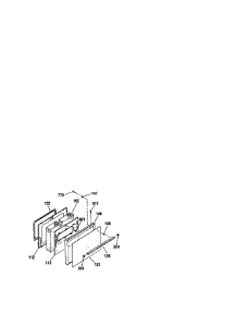 Door parts for Kenmore Range 911.93171891 (91193171891, 911 93171891) from AppliancePartsPros.com