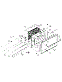 Door parts for Kenmore Range 202.13 / 1988 (20213 / 1988, 202 13 / 1988) from AppliancePartsPros.com