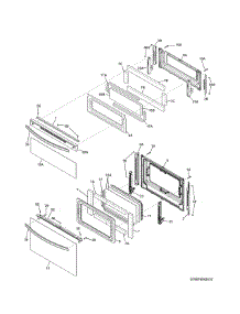 Doors parts for Kenmore Range 790.78049411 (79078049411, 790 78049411) from AppliancePartsPros.com