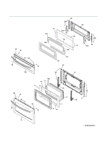 Doors parts for Kenmore Range 790.78143410 (79078143410, 790 78143410) from AppliancePartsPros.com