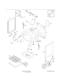 Body parts for Kenmore Range 790.73433311 (79073433311, 790 73433311) from AppliancePartsPros.com