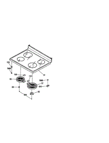 Maintop parts for Kenmore Range 911.95508990 (91195508990, 911 95508990) from AppliancePartsPros.com
