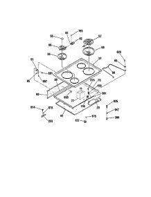 Maintop parts for Kenmore Range 911.45468893 (91145468893, 911 45468893) from AppliancePartsPros.com