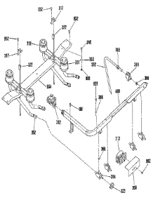 Top Burner Section parts for Kenmore Range 911.7312190 (9117312190, 911 7312190) from AppliancePartsPros.com