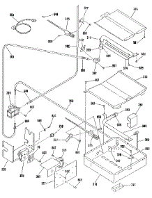 Broiler And Oven Burner Section parts for Kenmore Range 911.7312190 (9117312190, 911 7312190) from AppliancePartsPros.com