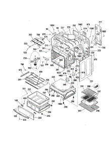 Body Assembly parts for Kenmore Range 911.99009992 (91199009992, 911 99009992) from AppliancePartsPros.com