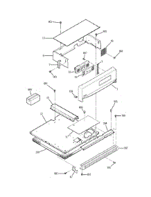 Control Panel parts for Kenmore Range 911.33169400 (91133169400, 911 33169400) from AppliancePartsPros.com