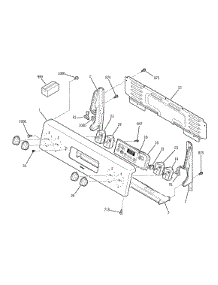 Control Panel parts for Kenmore Range 911.93091301 (91193091301, 911 93091301) from AppliancePartsPros.com