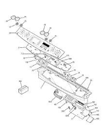 Control Panel parts for Kenmore Range 911.46394300 (91146394300, 911 46394300) from AppliancePartsPros.com