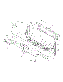 Control Panel parts for Kenmore Range 911.94600300 (91194600300, 911 94600300) from AppliancePartsPros.com