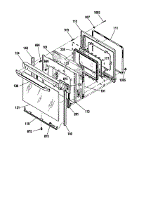 Door parts for Kenmore Range 911.93714020 (91193714020, 911 93714020) from AppliancePartsPros.com