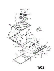 Main Top parts for Kenmore Range 911.46564011 (91146564011, 911 46564011) from AppliancePartsPros.com