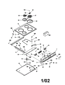 Main Top parts for Kenmore Range 911.46564010 (91146564010, 911 46564010) from AppliancePartsPros.com