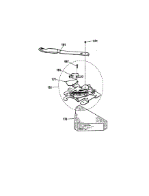 Door Lock parts for Kenmore Range 911.95141000 (91195141000, 911 95141000) from AppliancePartsPros.com