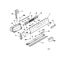Control Panel parts for Kenmore Range 911.45461094 (91145461094, 911 45461094) from AppliancePartsPros.com