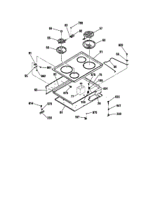 Maintop parts for Kenmore Range 911.45468094 (91145468094, 911 45468094) from AppliancePartsPros.com
