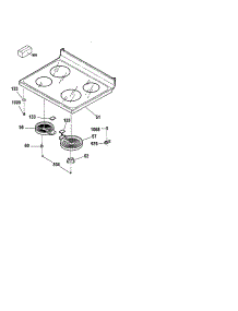 Maintop parts for Kenmore Range 911.95502000 (91195502000, 911 95502000) from AppliancePartsPros.com