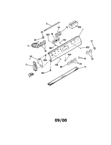 Control Panel parts for Kenmore Range 911.4524195 (9114524195, 911 4524195) from AppliancePartsPros.com