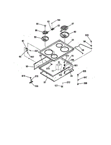 Maintop parts for Kenmore Range 911.45468095 (91145468095, 911 45468095) from AppliancePartsPros.com