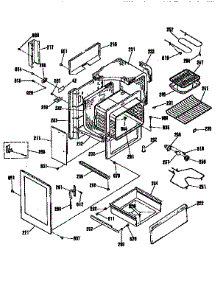 Body Section parts for Kenmore Range 911.9324190 (9119324190, 911 9324190) from AppliancePartsPros.com