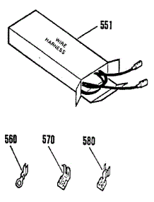 Wire Harnesses And Options parts for Kenmore Range 911.3651190 (9113651190, 911 3651190) from AppliancePartsPros.com