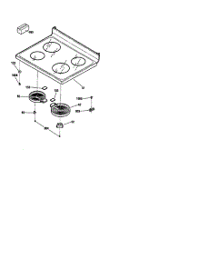 Maintop parts for Kenmore Range 911.95489991 (91195489991, 911 95489991) from AppliancePartsPros.com