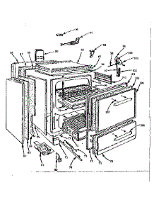 Body Section parts for Kenmore Range 103.713610 (103713610, 103 713610) from AppliancePartsPros.com