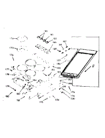 Main Top Section parts for Kenmore Range 103.7747021 (1037747021, 103 7747021) from AppliancePartsPros.com
