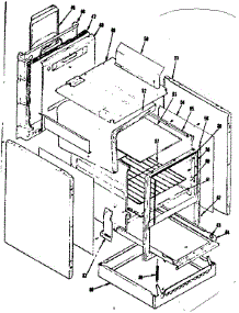 Body Section parts for Kenmore Range 119.7047221 (1197047221, 119 7047221) from AppliancePartsPros.com