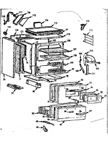 Body Section parts for Kenmore Range 103.7334004 (1037334004, 103 7334004) from AppliancePartsPros.com