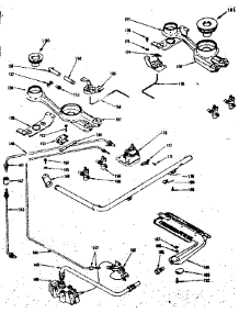 Burner Section parts for Kenmore Range 119.7646840 (1197646840, 119 7646840) from AppliancePartsPros.com