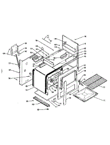 Body Section parts for Kenmore Range 119.7468011 (1197468011, 119 7468011) from AppliancePartsPros.com