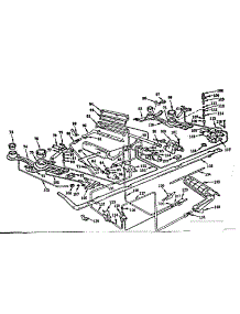 Burner Section parts for Kenmore Range 103.299070 (103299070, 103 299070) from AppliancePartsPros.com