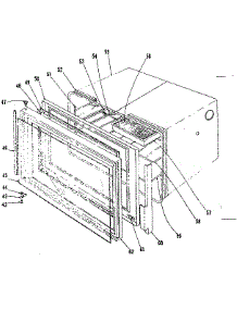 Oven Section parts for Kenmore Range 101.9026500 (1019026500, 101 9026500) from AppliancePartsPros.com