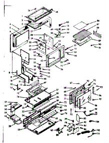 Upper Body Section parts for Kenmore Range 103.7767040 (1037767040, 103 7767040) from AppliancePartsPros.com