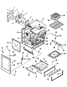 Body Section parts for Kenmore Range 911.7388810 (9117388810, 911 7388810) from AppliancePartsPros.com