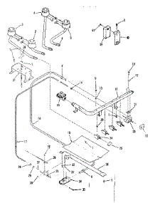 Burner Section parts for Kenmore Range 911.3628611 (9113628611, 911 3628611) from AppliancePartsPros.com