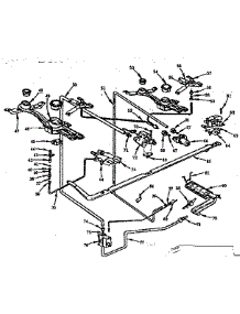 Burner Section parts for Kenmore Range 103.252060 (103252060, 103 252060) from AppliancePartsPros.com