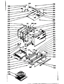 Oven & Broiler Doors & Locking System parts for Kenmore Range 103.7476841 (1037476841, 103 7476841) from AppliancePartsPros.com